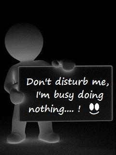 Do not disturb