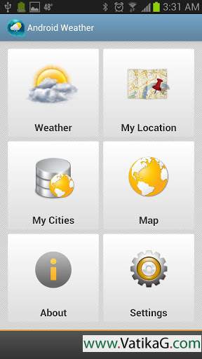 Android weather