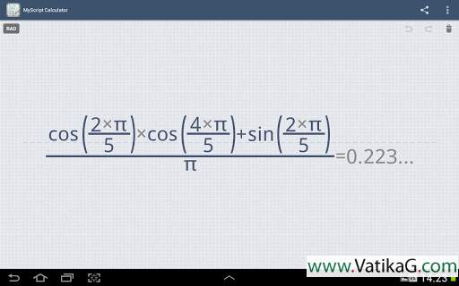 Myscript calculator 1.1.2.250