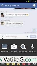 Facebook chat android app