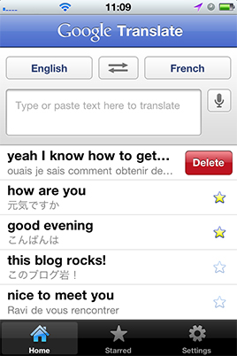 Google translate