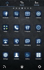 Bluelight go launcherex theme