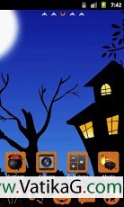 Go launcher ex theme halloween