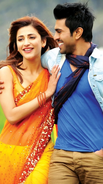 Shruti hassan and ram charan 