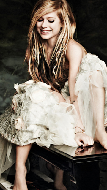 Avril lavigne mobile wallpaper 