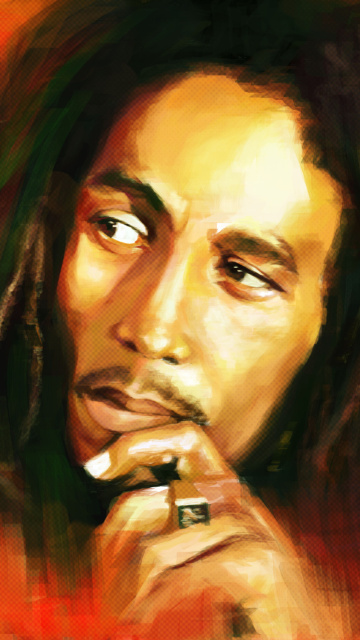 Bob marley drawing 