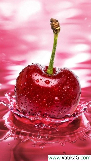 Red cherry splash 