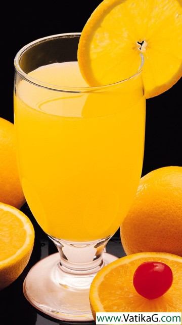 Fresh orange juice 