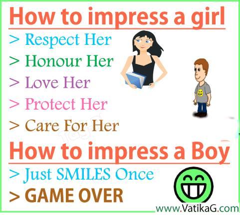 How to impress boy and girl