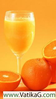 Oranges and juice