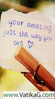 You are amazing