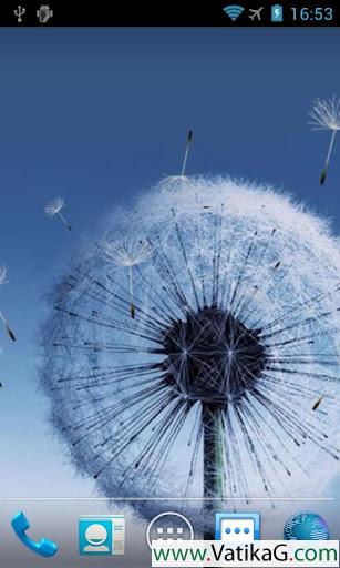 Galaxy s3 dandelion live wallpaper