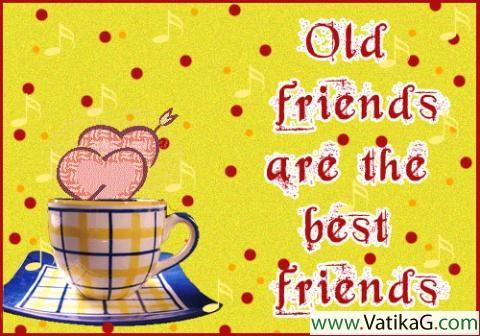 Old friend are gold friendship day