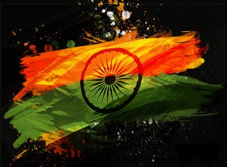 Art of indian flag