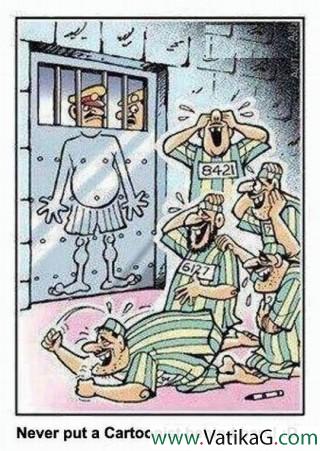 Behind bars hilarious jokes cartoon