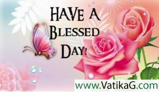 Have a blessed day