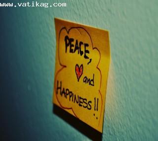 Peace love happiness