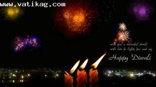 Happy diwali fire forks wallpaper