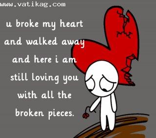 Broken pieces