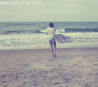 Girl seaside