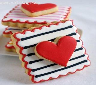 Valentines cookies