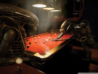 Alien vs predator, pool wallpaper