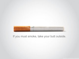 Anti tobacco wallpaper