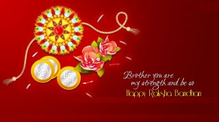 Brother you are my strength and be a happy raksha bandhan1