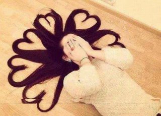 Love hairstyle romantic