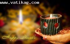 Happy diwali with joy of light