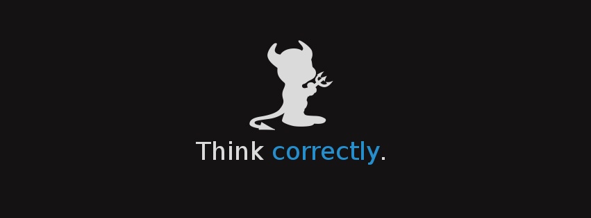 Think correctly