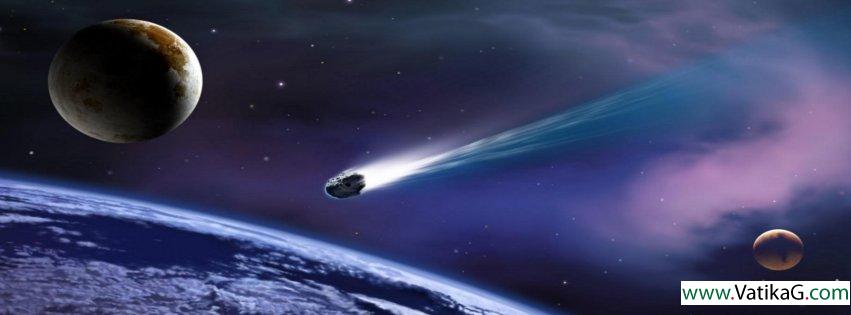 Meteor hit the planet fb cover