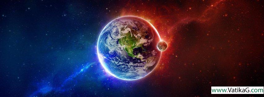 Earth and the moon fb cover