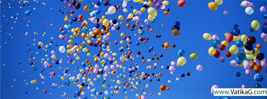 Balloons photo fb cover