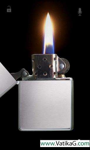 Virtual zippo lighter