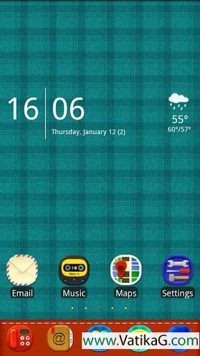 Plaid complex go launcher theme