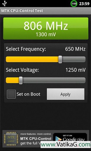 Mtk cpu control test