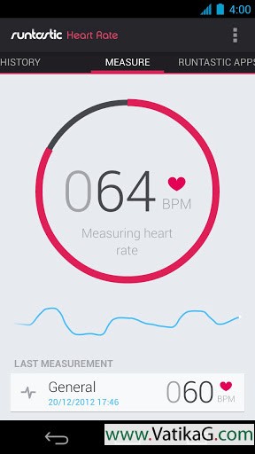 Runtastic heart rate