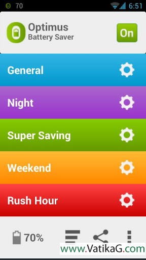 Optimus battery saver free