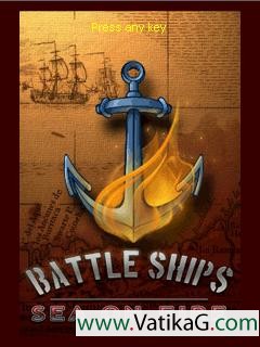 Battleships 2010 sea on fire