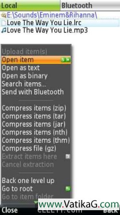 Bluetooth file transfer