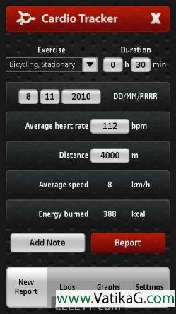 Cardio tracker