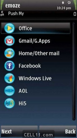 Emoze mobile messaging application
