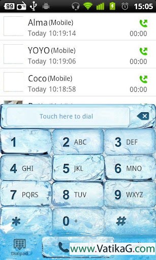 Go contacts iceblue theme