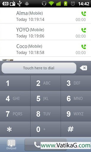 Go contacts iphone theme