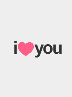 I love you