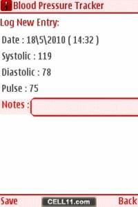 Blood pressure tracker