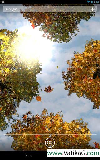 Falling leaves free wallpaper