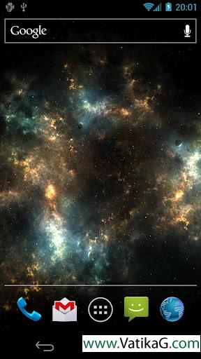 Shadow galaxy live wallpaper