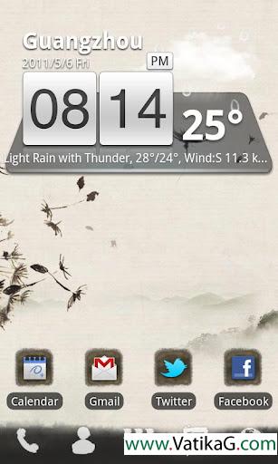 Ink theme go launcher ex